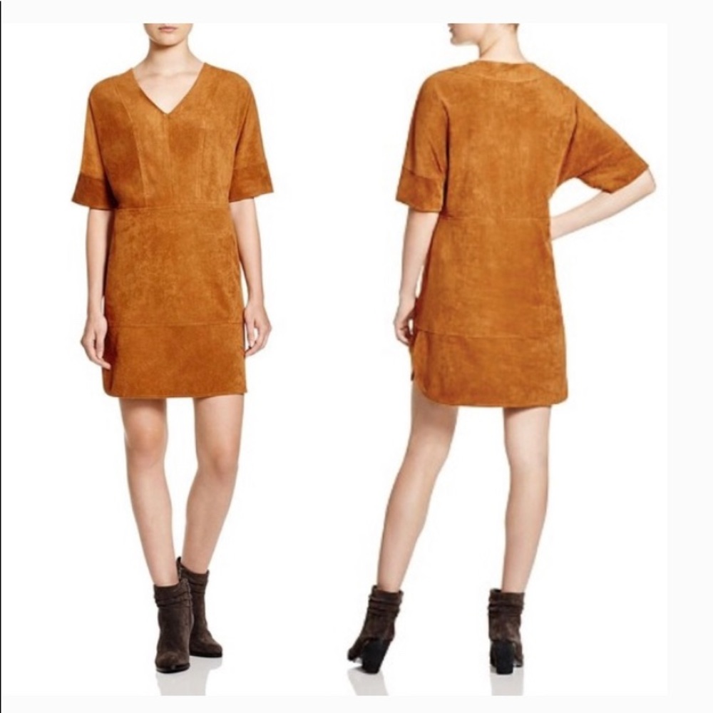 Vince Camuto Faux Suede Dress